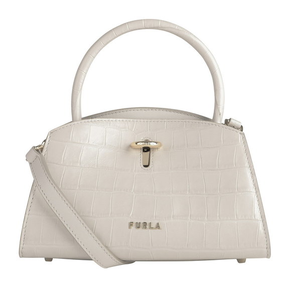 Furla Genesi White Handbag - Picture 1 of 9